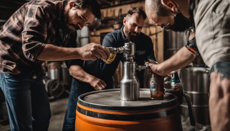 Bier in der Zapfanlage wechseln