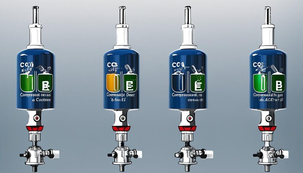 Unterschiede CO2 Druckluft-Zapfanlagen